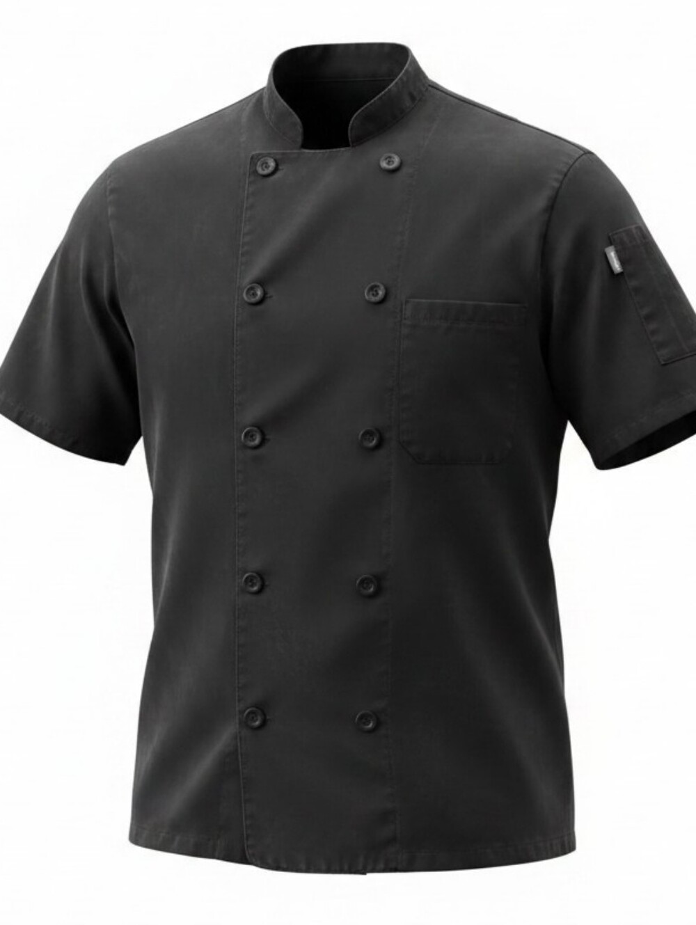 UNCOMMON THREADS | Black Chef Coat Double Breasted Kitchen Uniform‎ | M